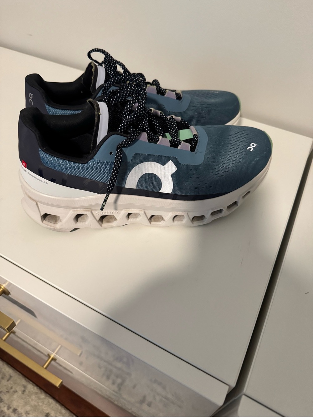 On Running Men's Athletic Shoes - Teal/White/Black